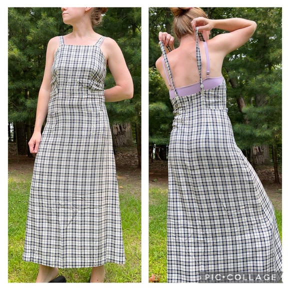 Y2K Plaid Tank Dress - Picture 6 of 16